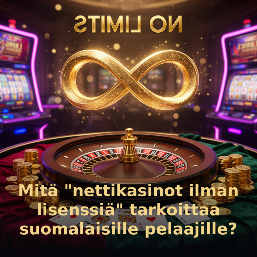Mitä "nettikasinot ilman lisenssiä" tarkoittaa suomalaisille pelaajille?