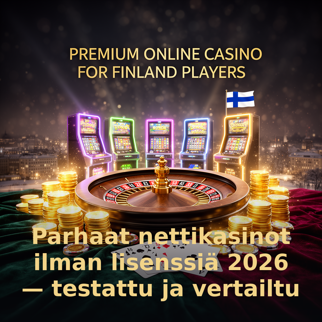 Parhaat nettikasinot ilman lisenssiä 2026 — testattu ja vertailtu